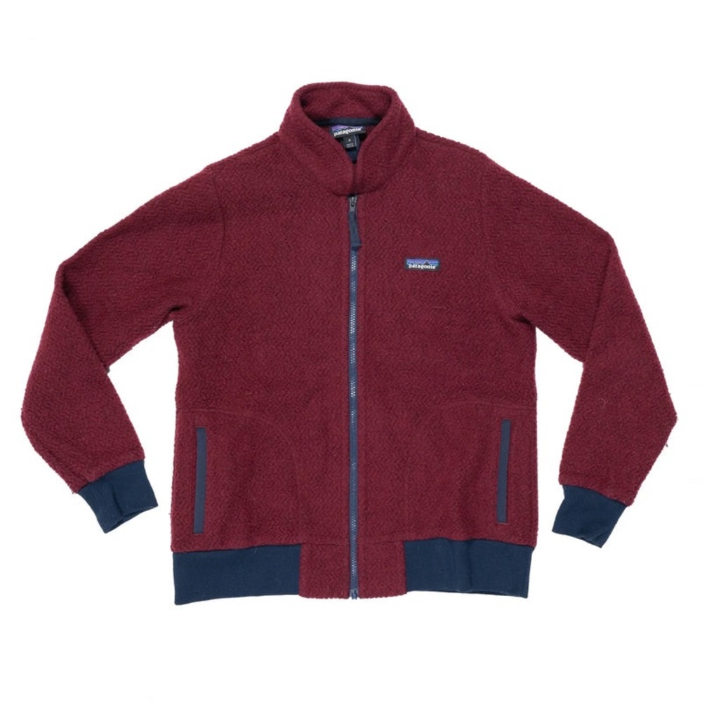 Patagonia Women’s Woolyester Fleece Jacket Maroon - Size Small